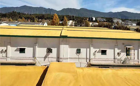 硬泡聚氨酯噴涂機(jī)保溫層(圖1) 硬泡聚氨酯噴涂糧庫保溫層