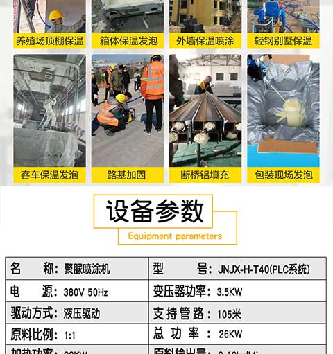 JNJX-H-T40聚氨酯噴涂機3