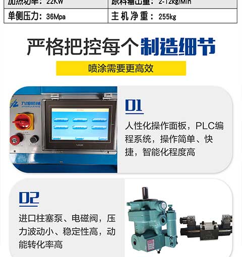 JNJX-H-T40聚氨酯噴涂機4